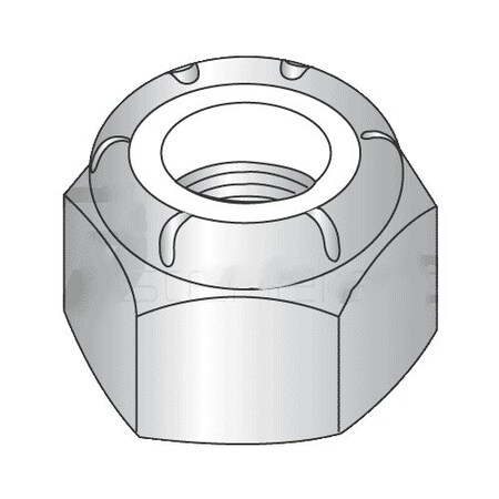 Newport Fasteners Nylon Insert Lock Nut, M20-2.50, A2 Stainless Steel, Not Graded, 150 PK 993833-BR-150